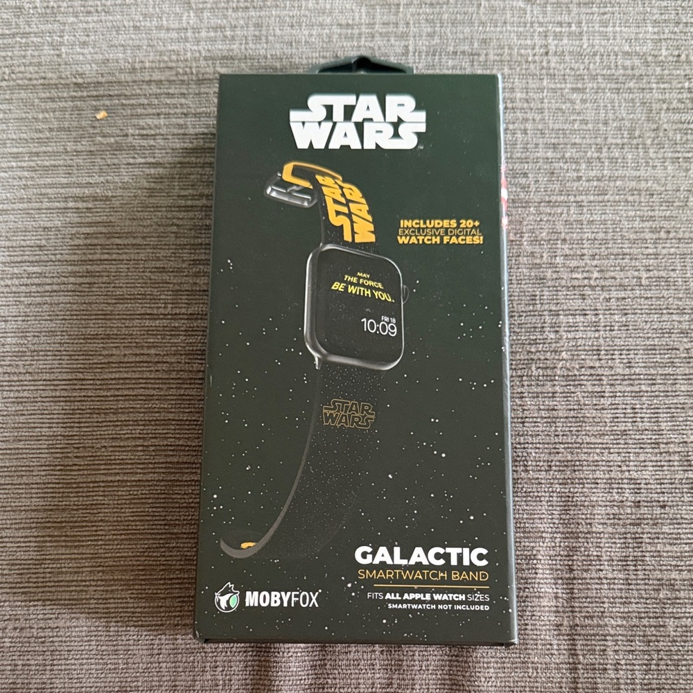 Mobyfox Star Wars Galactic Smartwatch Band - Black & Gold
